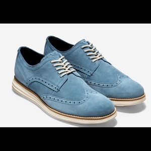 Cole Haan men’s blue suede shoes